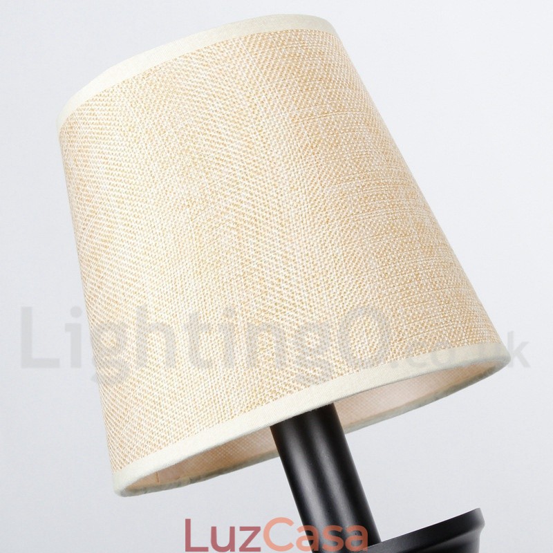 Lustre estilo vela contemporâneo retrô rústico de 8 luzes