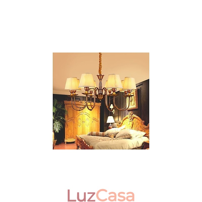 Lustre Moderno Contemporâneo Metal