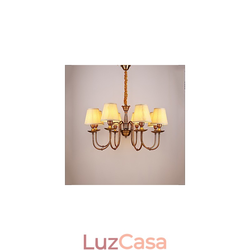 Lustre Moderno Contemporâneo Metal