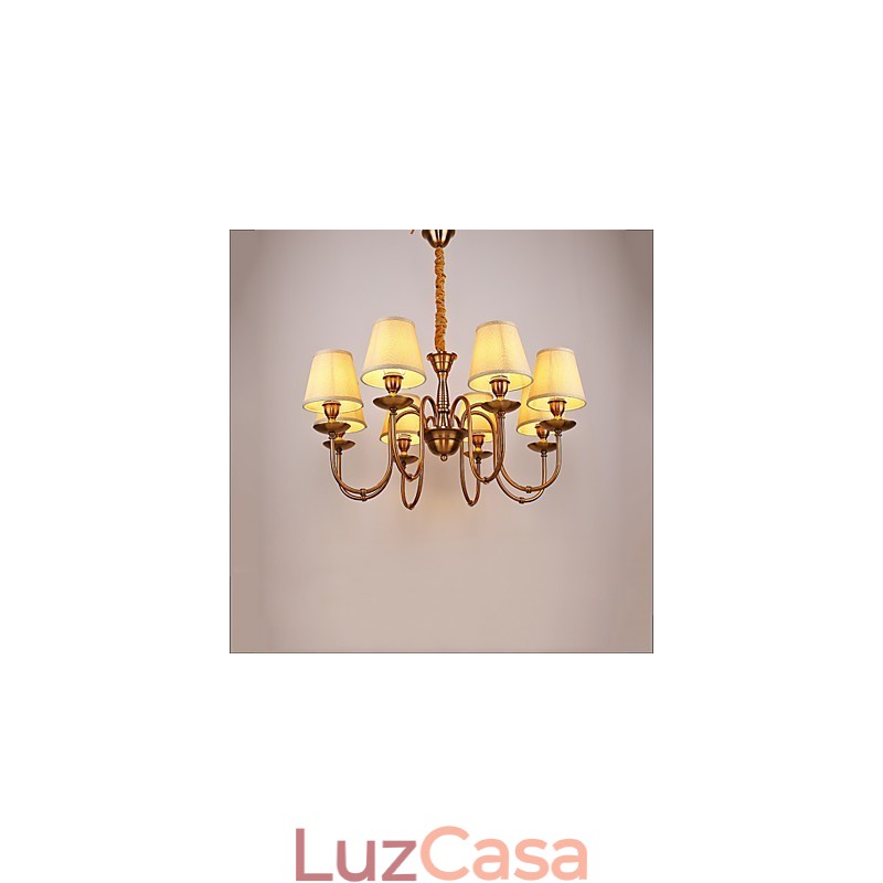 Lustre Moderno Contemporâneo Metal