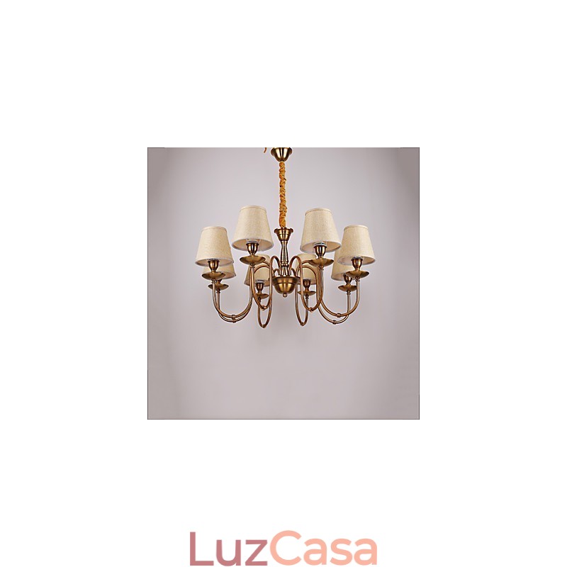 Lustre Moderno Contemporâneo Metal