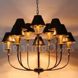 Lustre estilo vela retrô contemporâneo