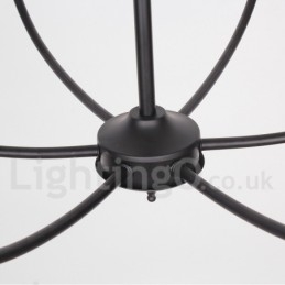 Lustre estilo vela retrô contemporâneo