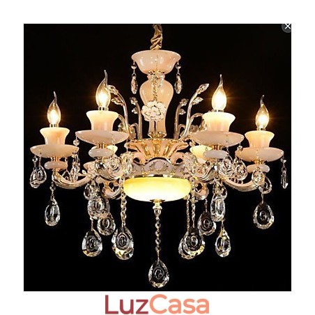 Pingente de estilo europeu em liga de zinco imitação de cristal de jade Pingente de estilo europeu em liga de zinco imitação de cristal de jade