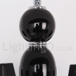 Lustre estilo vela de cristal K9 contemporâneo branco de 8 luzes