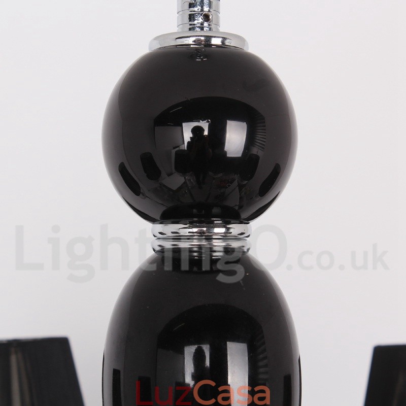Lustre estilo vela de cristal K9 contemporâneo branco de 8 luzes