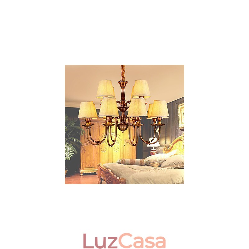 Lustre Moderno Contemporâneo Metal