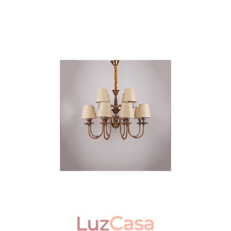 Lustre Moderno Contemporâneo Metal
