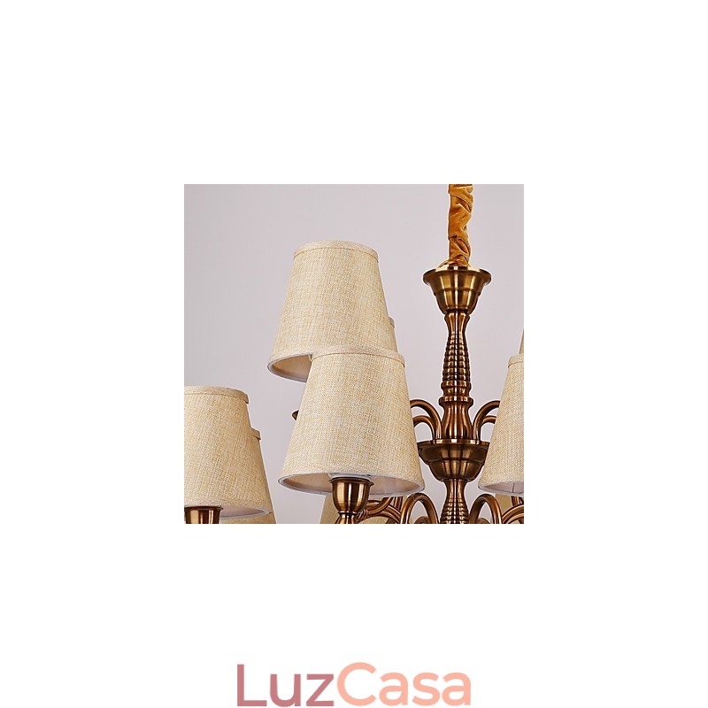 Lustre Moderno Contemporâneo Metal