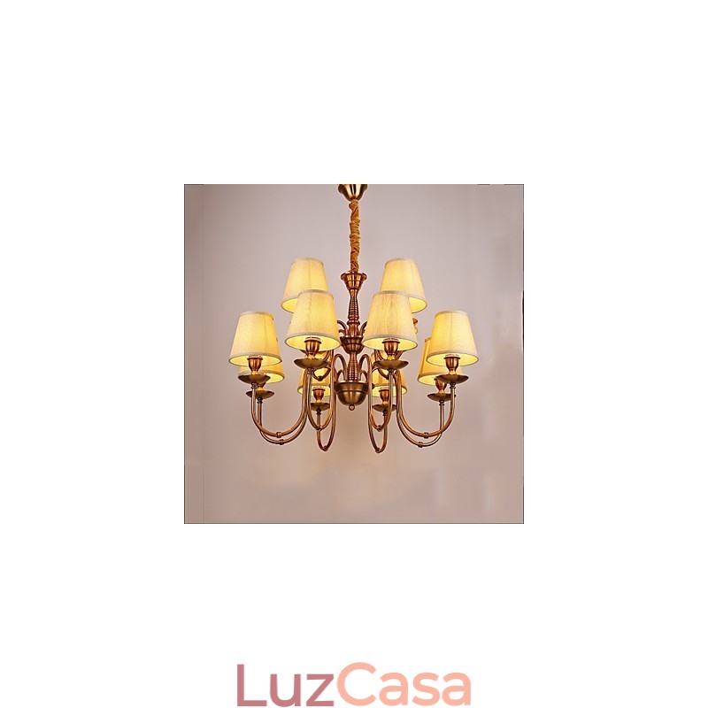 Lustre Moderno Contemporâneo Metal
