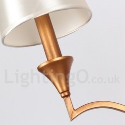 Lustre estilo vela estilo mediterrâneo rústico de 5 luzes