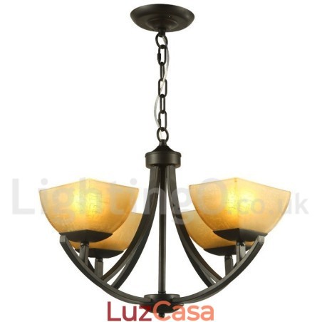 Lustre estilo vela preta estilo mediterrâneo de 4 luzes Lustre estilo vela preta estilo mediterrâneo de 4 luzes