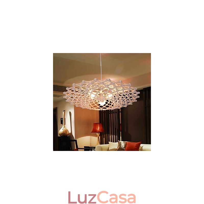 Lustre de madeira vintage
