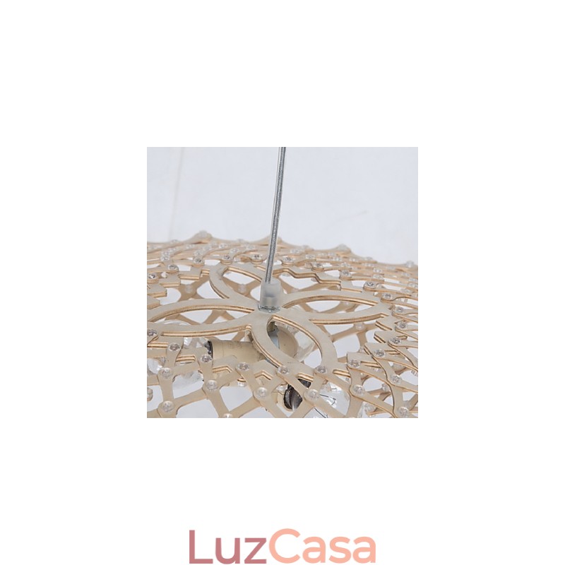 Lustre de madeira vintage