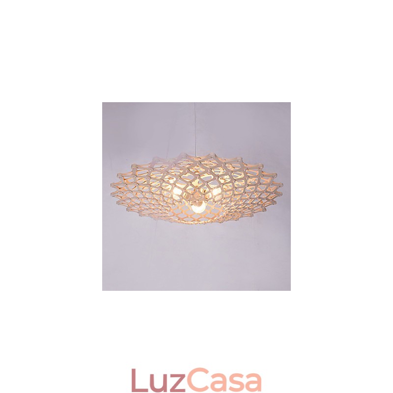 Lustre de madeira vintage