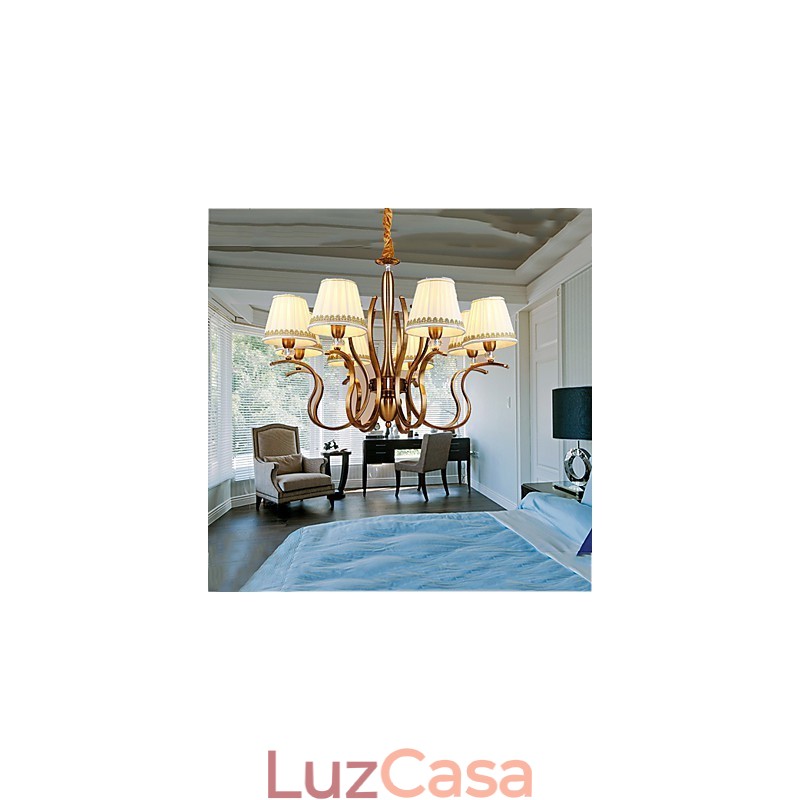 Lustre Moderno Contemporâneo Metal