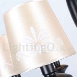 Lustre estilo vela estilo mediterrâneo de 5 luzes