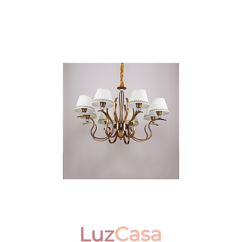 Lustre Moderno Contemporâneo Metal