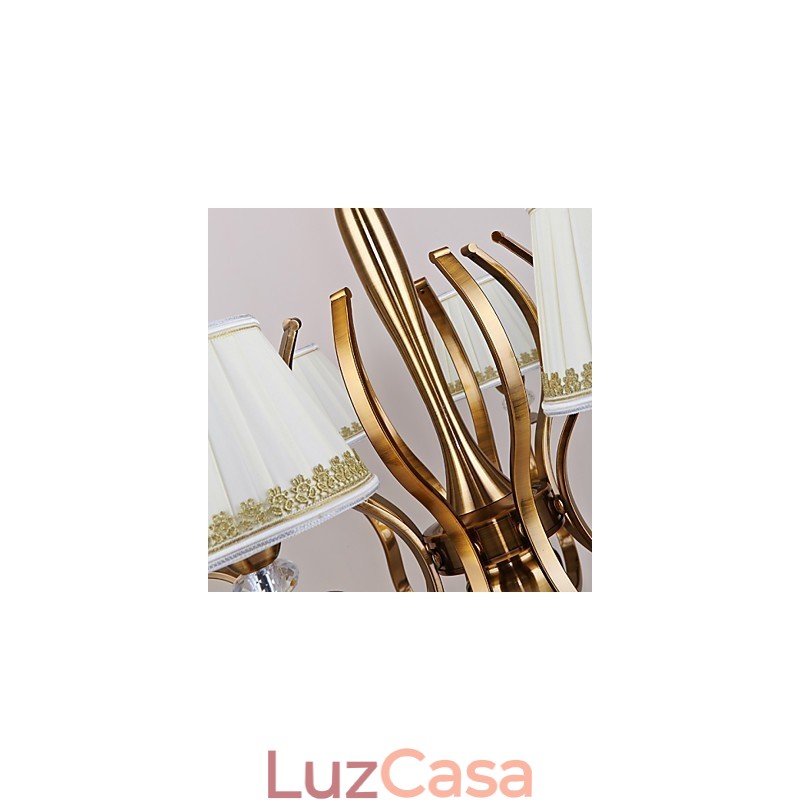 Lustre Moderno Contemporâneo Metal