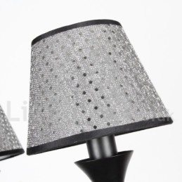 Lustre estilo vela preta retrô, moderno e contemporâneo, rústico, de 5 luzes