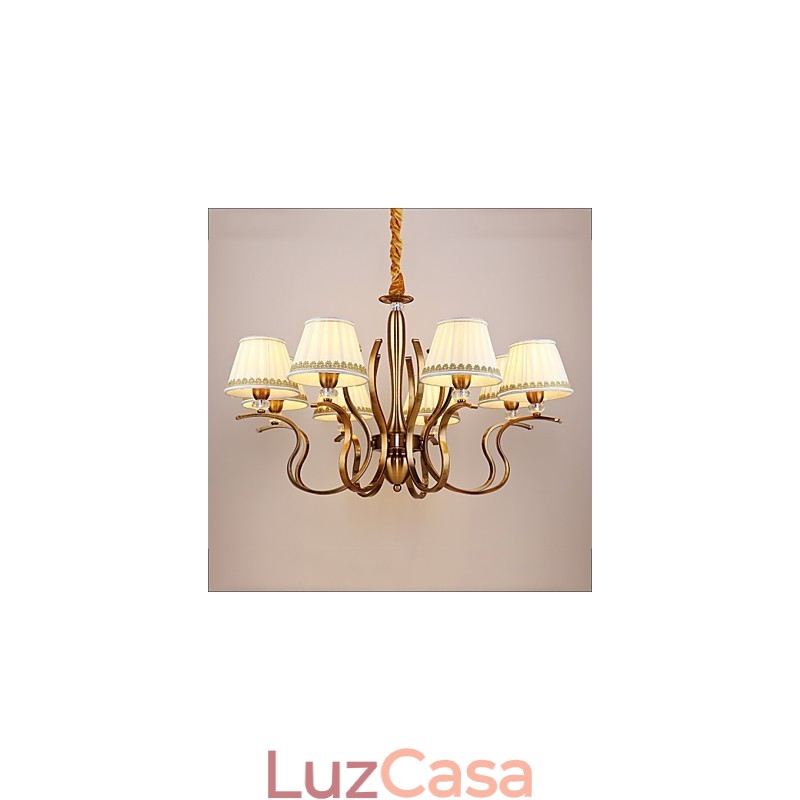 Lustre Moderno Contemporâneo Metal