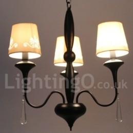Lustre estilo vela estilo mediterrâneo de 3 luzes