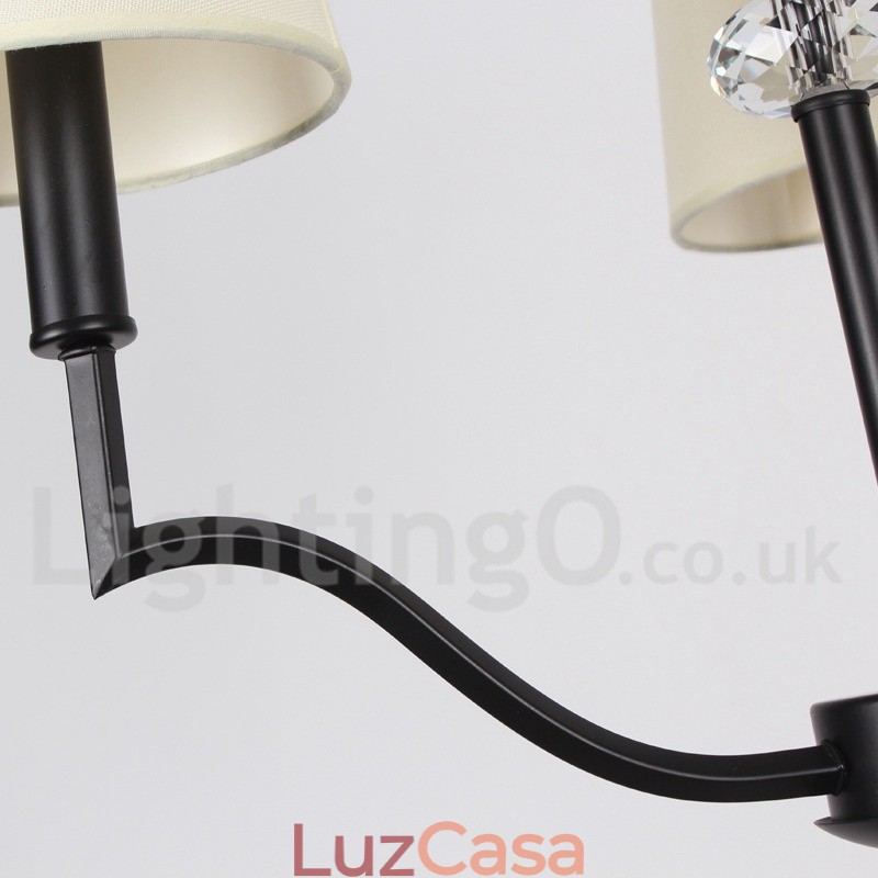 Lustre moderno e contemporâneo estilo vela de 3 luzes