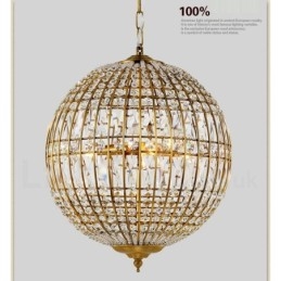 Globe Modern K9 Cristal Teto Pendente Luz Interior Lustre Iluminação Lâmpadas Luminárias