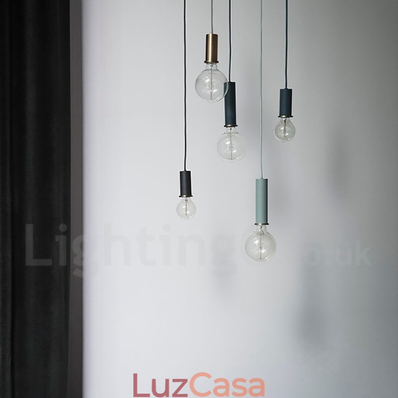 1 luz estilo nórdico moderno contemporâneo café pingente luz