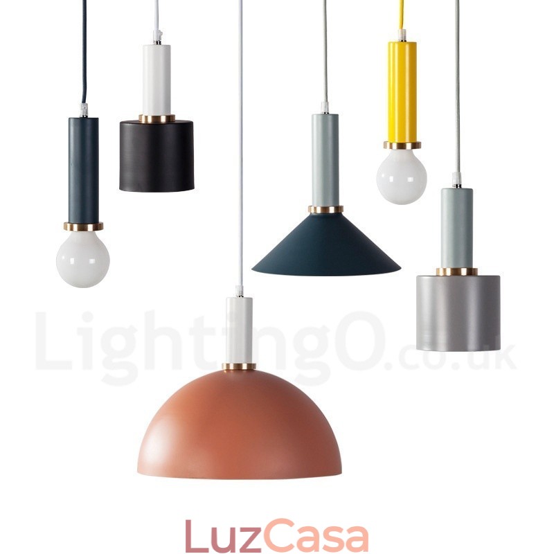 1 luz estilo nórdico moderno contemporâneo café pingente luz