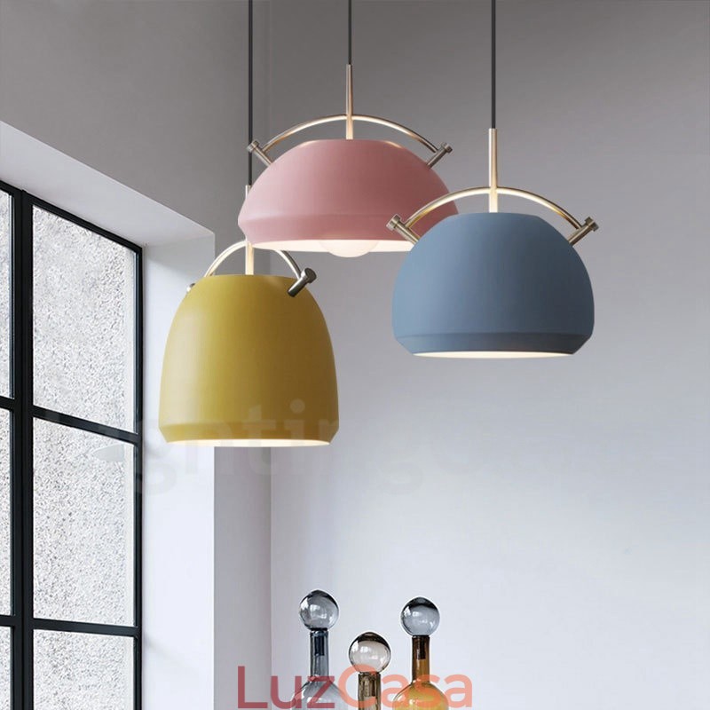 1 luz estilo nórdico moderno contemporâneo café pingente luz
