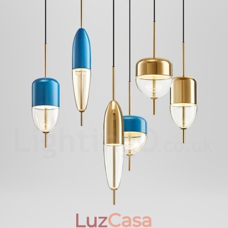 1 Luz Moderna Contemporânea Pendente De Vidro 1 Luz Moderna Contemporânea Pendente De Vidro
