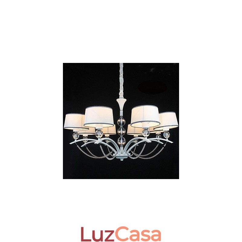 Lustre de Cristal Lustre Azabu 8 Luzes