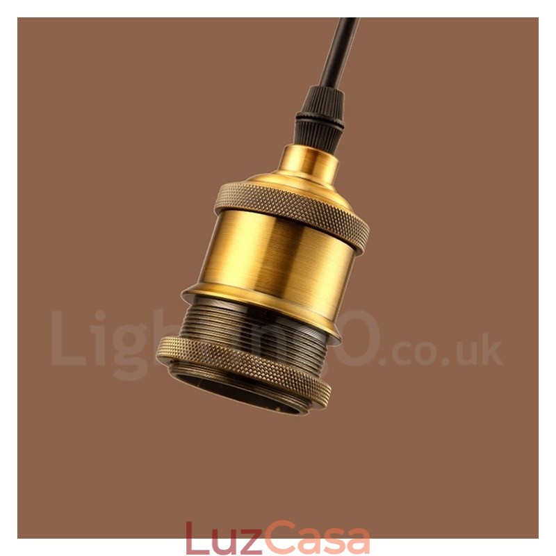 1 Luz Moderna Contemporânea Café Multi Cores Vidro Pendente Luz