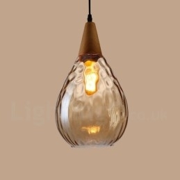 1 luz estilo nórdico moderno contemporâneo vidro pingente luz