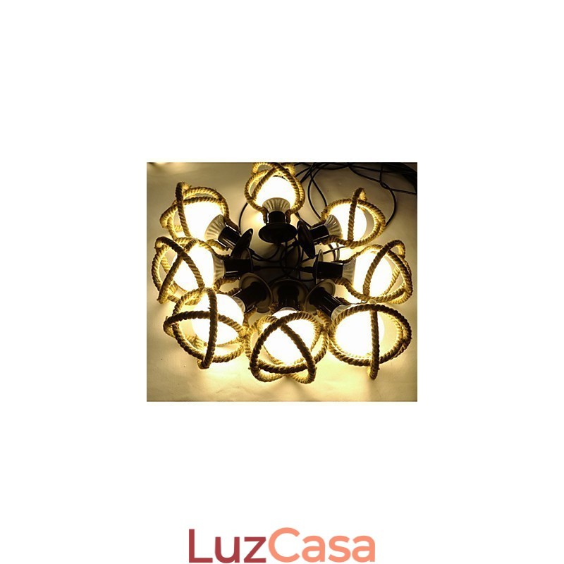 Lâmpada de corda Lustre Roupas longas Criativas As Empregadas Celestiais Flores de dispersão. Lâmpada de aranha