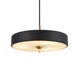 1 luz moderna contemporânea luxo pingente luz com cúpula de vidro
