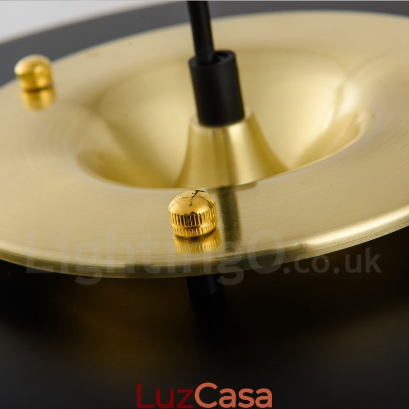 1 luz moderna contemporânea luxo pingente luz com cúpula de vidro