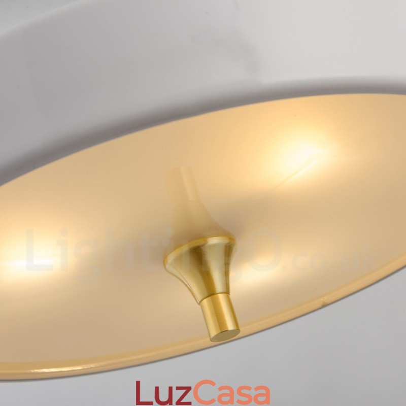 1 luz moderna contemporânea luxo pingente luz com cúpula de vidro