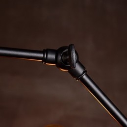 Lustre criativo de níquel escovado com 8 luzes
