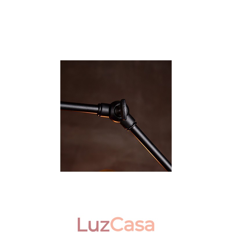 Lustre criativo de níquel escovado com 8 luzes