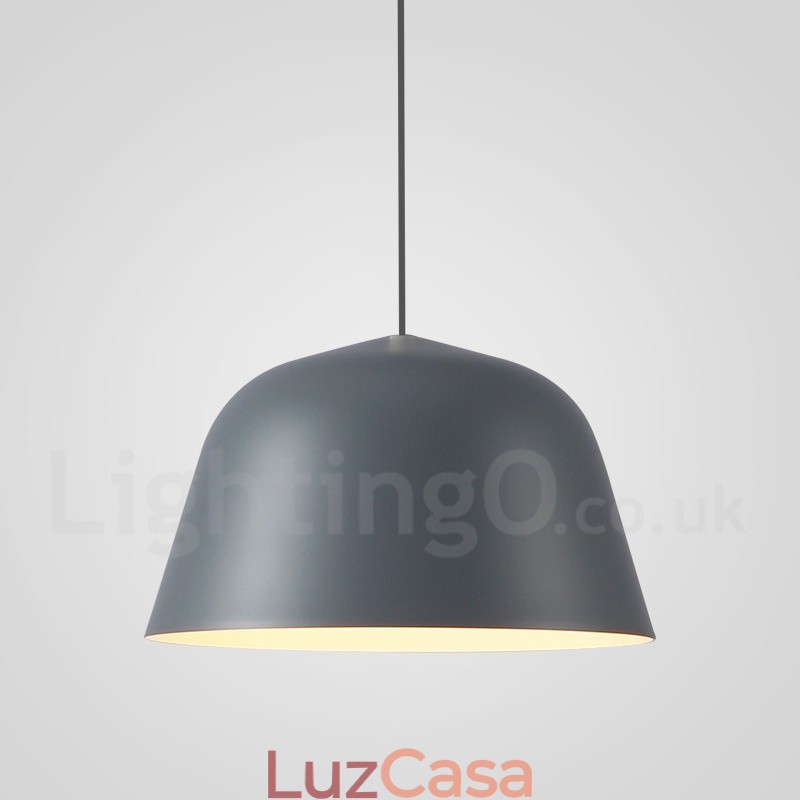 1 luz moderna contemporânea aço pingente luz com liga de alumínio sombra
