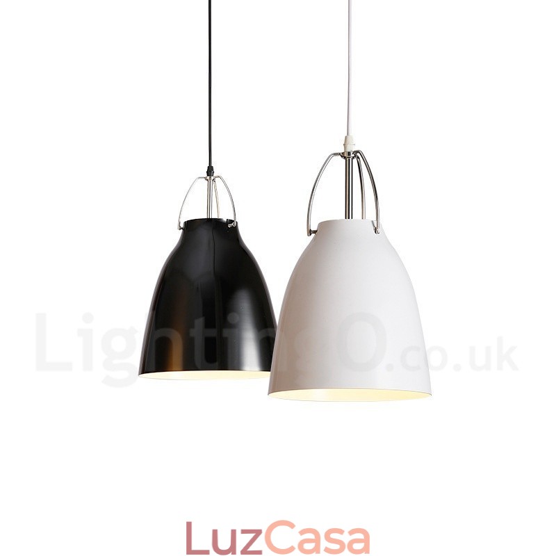 1 luz moderna contemporânea liga de alumínio pingente luz com liga de alumínio sombra