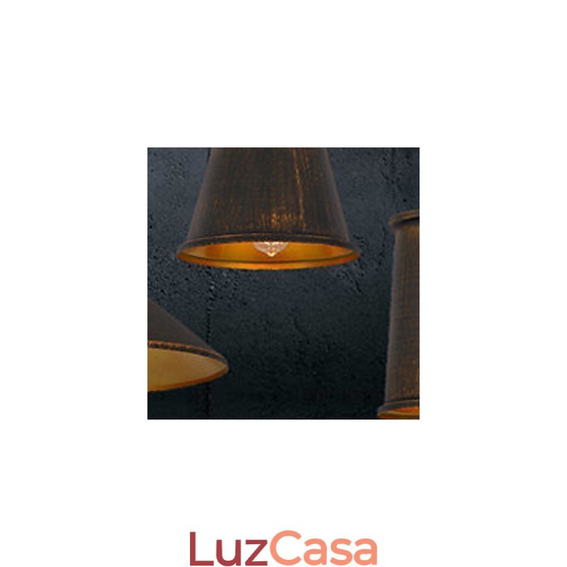 Lustre Mini Estilo Moderno Contemporâneo Metal 3 Luzes Pendentes