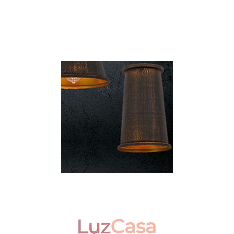 Lustre de 3 luzes estilo mini moderno e contemporâneo pingente de metal