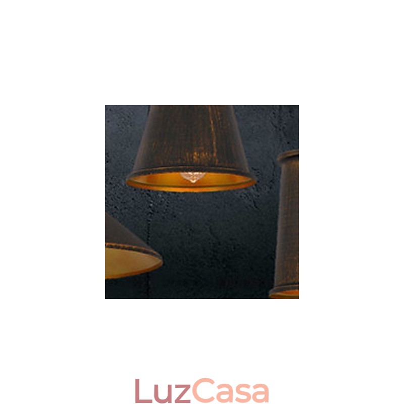 Lustre de 3 luzes estilo mini moderno e contemporâneo pingente de metal