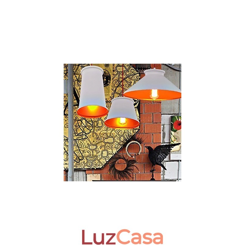 Lustre Mini Estilo Moderno Contemporâneo Metal 3 Luzes Pendentes