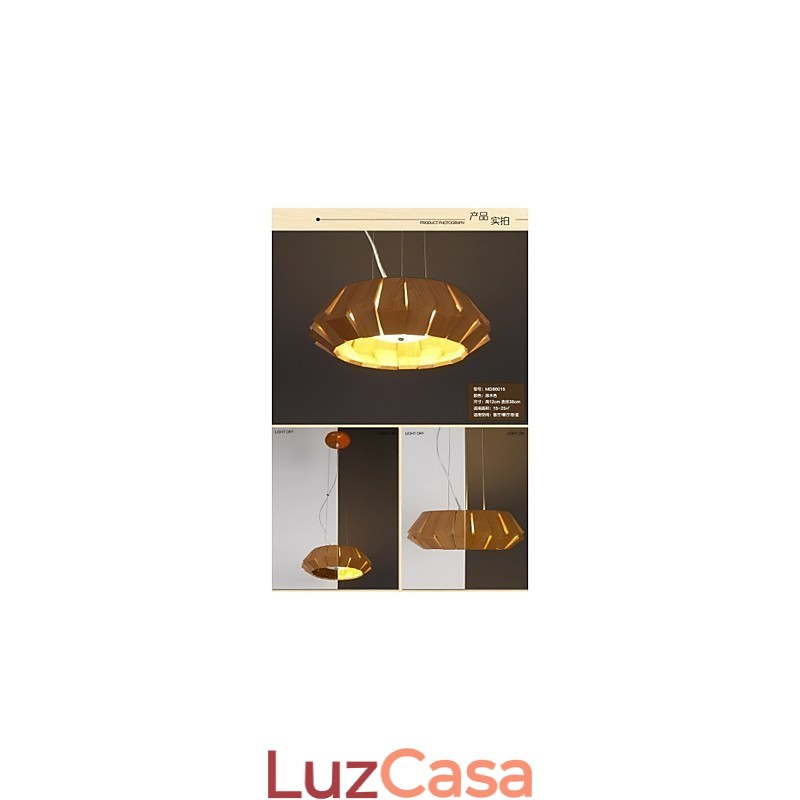 Lustre Country Madeira Bambu