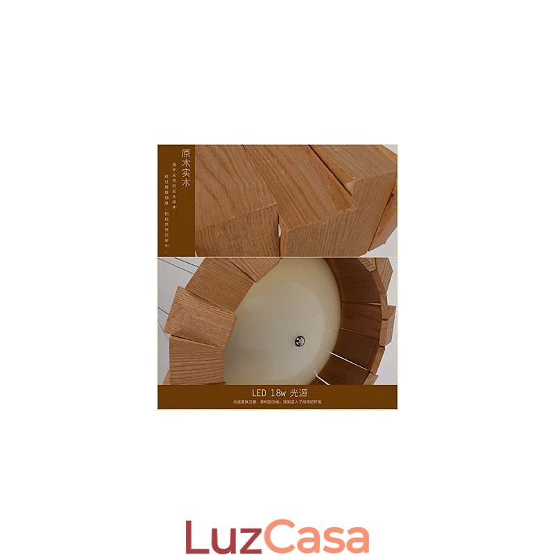 Lustre Country Madeira Bambu
