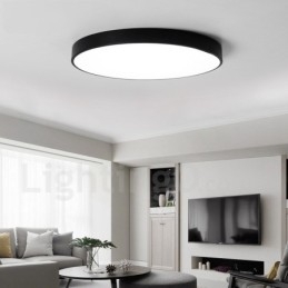 Luzes de teto embutidas ultrafinas, modernas, contemporâneas e reguláveis, estilo nórdico, com cúpula de acrílico e controle remoto, também podem ser usadas como luz de parede